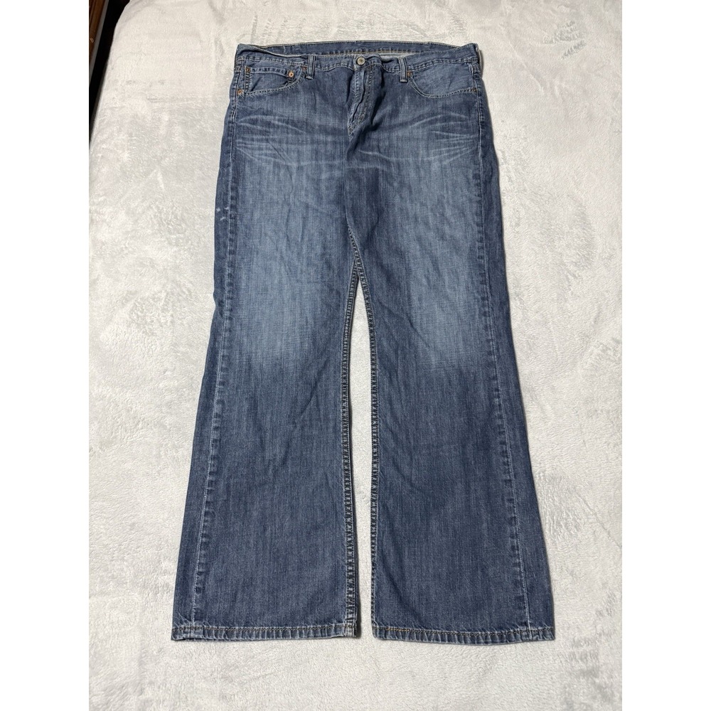 Levis 527 Jeans Mens 39x31 Blue Regular Bootcut Mid Rise Medium Wash Denim
